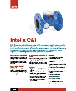 Intelis Meter Flowchart Mετρητές νερού τεχνολογίας υπέρηχων, Intelis C&I | Idator