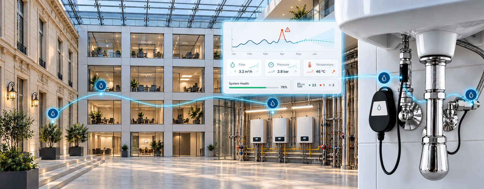 Droople και AXA | Έξυπνη διαχείριση νερού με μετρήσιμα αποτελέσματα